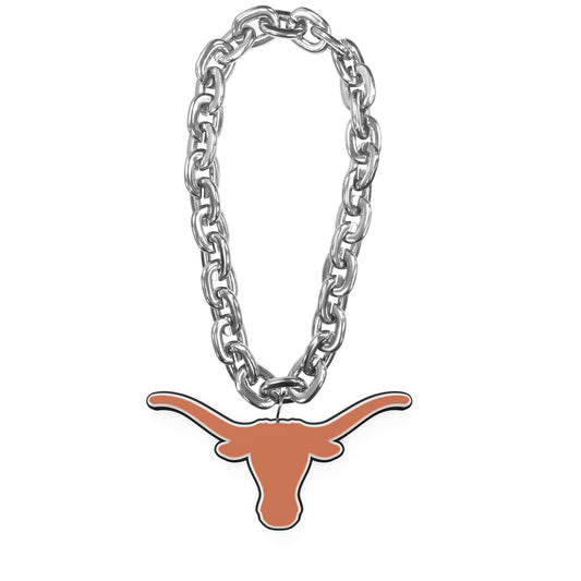 Texas Longhorns Fan Chain 3D Foam Necklace