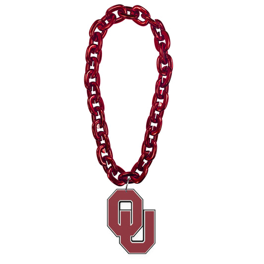 Oklahoma Sooners Fan Chain 3D Foam Necklace