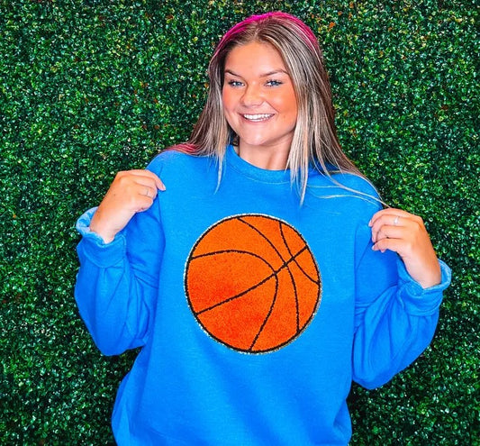 Basketball Chenille Sweatshirt