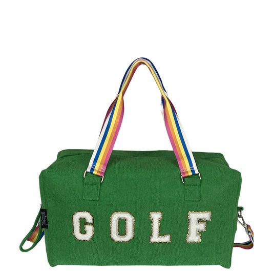 "Golf" Terry Cloth Duffle Bag