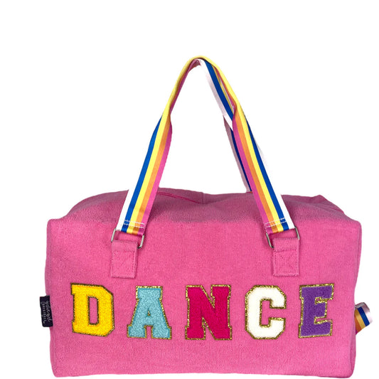 "Dance" Terry Cloth Duffle Bag