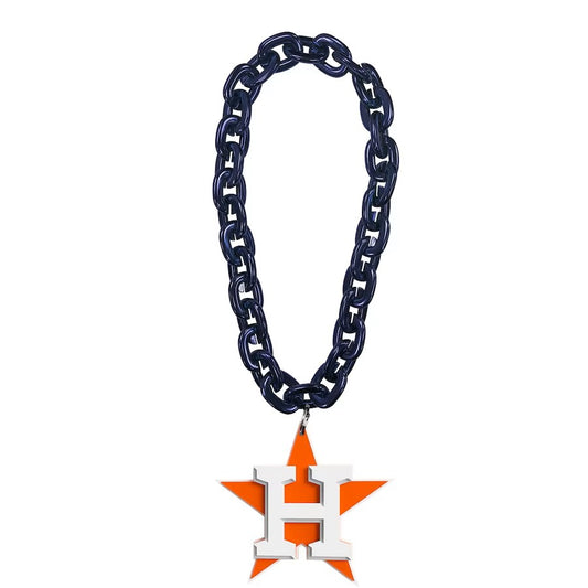 Houston Astros Fan Chain 3D Foam Necklace