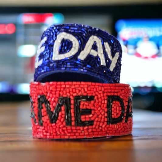 Gameday beaded bracelet