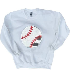 Baseball Sequin Sweatshirt