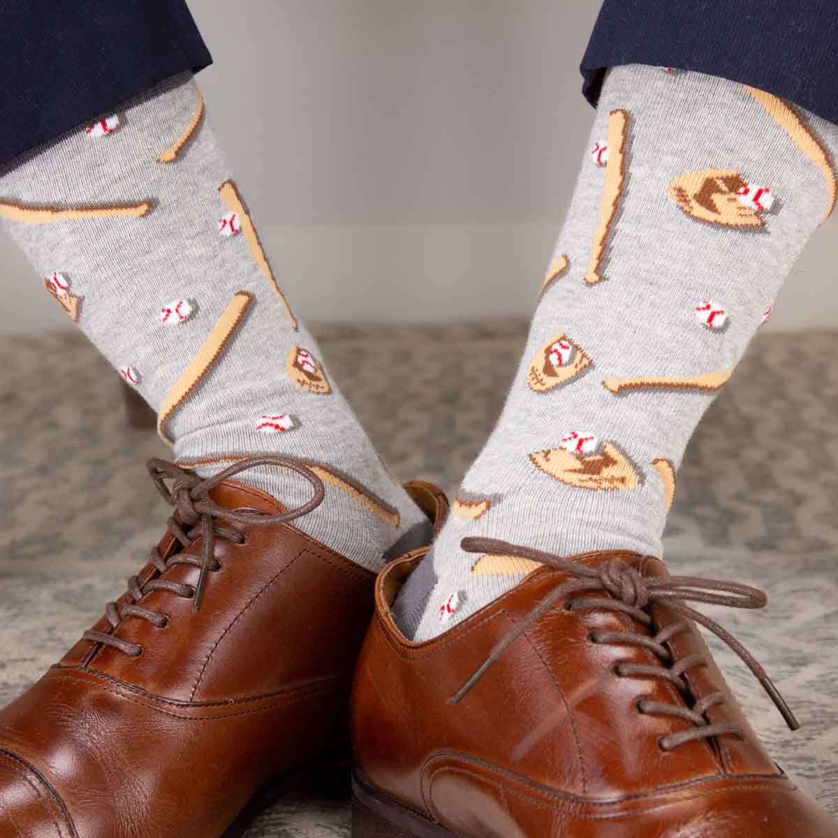 Men's Baseball Dress Socks