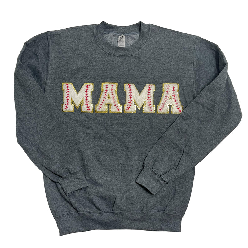 Baseball Mom Dark Heather Sweatshirt