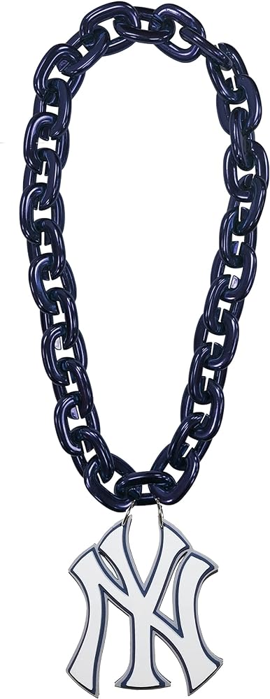 New York Yankees Fan Chain 3D Foam Necklace