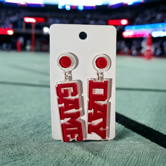 Gameday Ackrylic Earrings