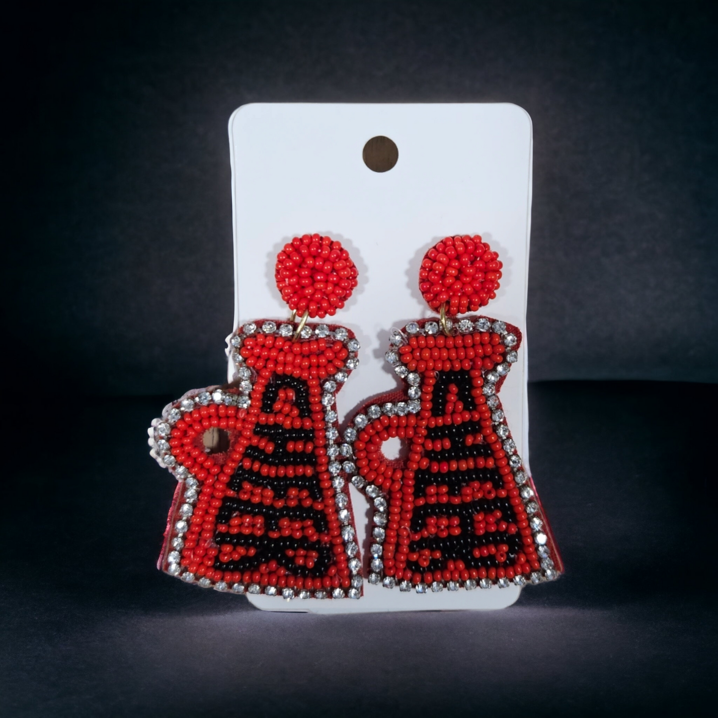 Beaded Cheer Earrings