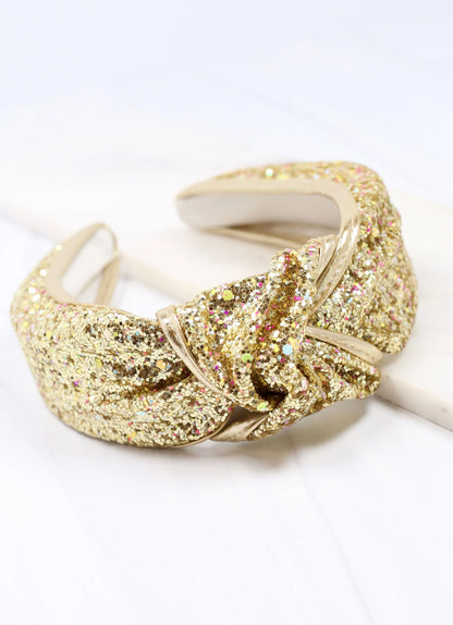 Gina Glitter Headband Gold